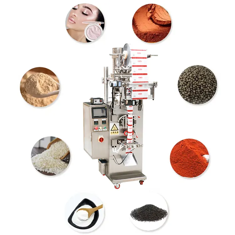 Vertical Three-side Packing Machine Granule Packing Machine for Rice Coffee Bean Salt Tea Packing Machine