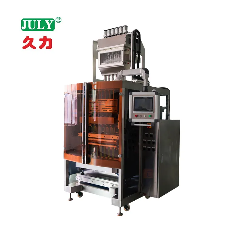 Multilane Food Powder Liquid Sachet Three-side Seal Filling Packaging Machine