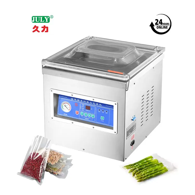 DZ-400 Single Chamber Vacuum Packing Machine Vacuum Sealer for Rice Meat Vegetables