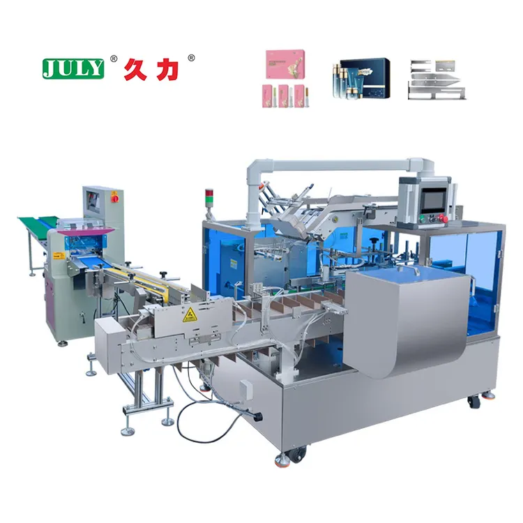 Horizontal Cartoning Machine for Toothpaste Toothbrush Cosmetics Soap Mask Paper Box With Packing Machine