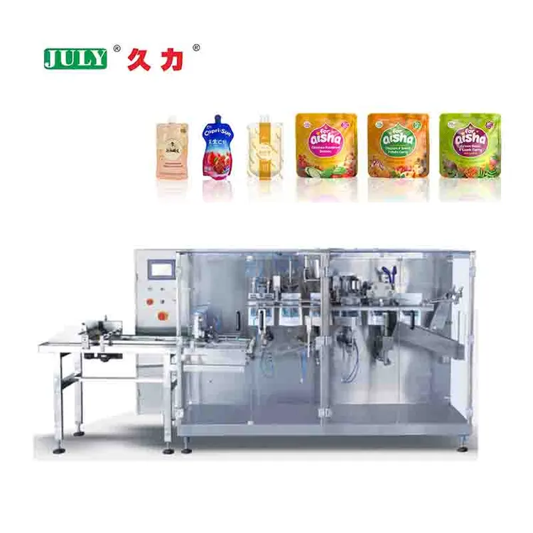 Horizontal Premade Liquid Pouch Jelly Milk Sealing Filling Machine Manufacturer