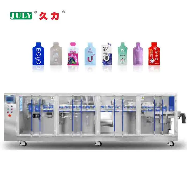 Jelly Horizontal Premade Liquid Pouch Sealing Filling Machine Manufacturer