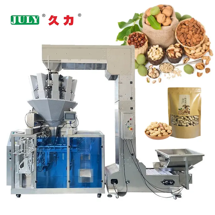Automatic Stand up Pouch Packing Machine for Coffee Bean Pet Food Cube Sugar Coffee Salt Rice Packing Machine