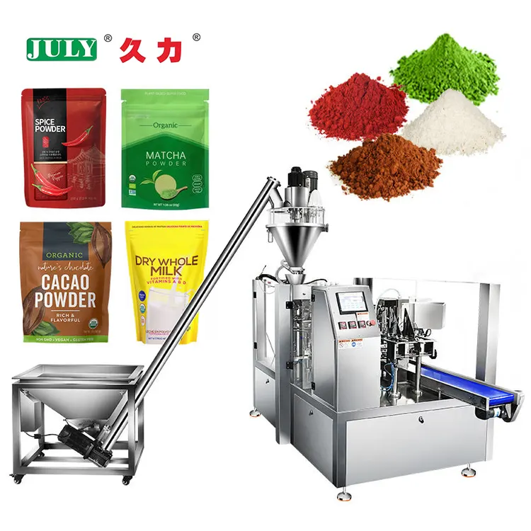 Premade Bag Powder Filling Machine Stand up Pouch Coffee Powder Packaging Machine