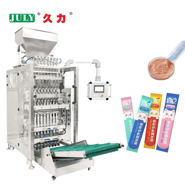 Wholesale cat Pet Food Packing Machine Stick Pack Spice Paste Packaging Machine