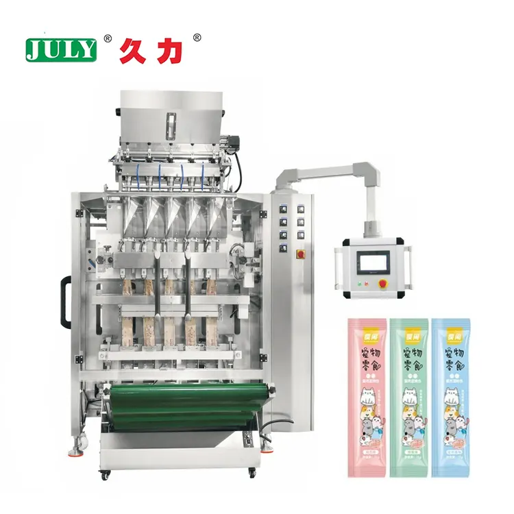 Multi-lane Pet Food Packing Machine Stick Pack Spice Desiccant Packing Machine
