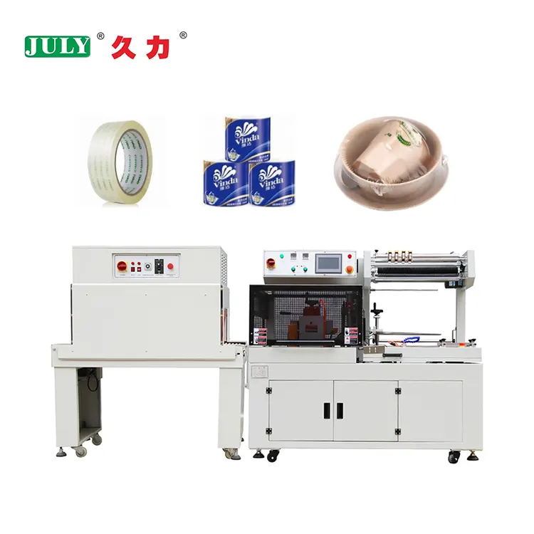 Automatic Heat Shrink PE Film Packing Machine Tableware Shrink Wrapp Packing Machine