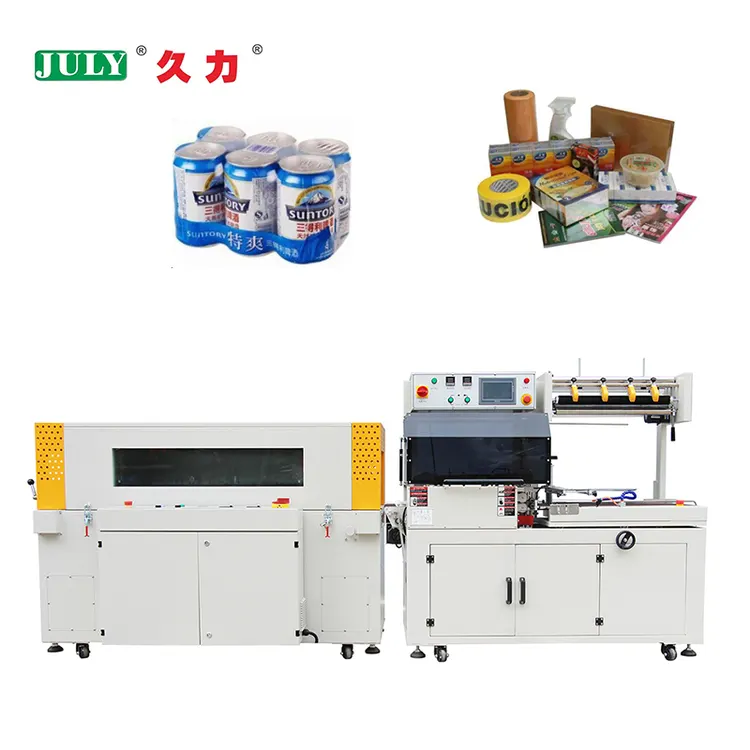 JULI Automatic Manual Thermal Cutting Heat Sealing Shrink Tunnel Wrapping Machine for Food