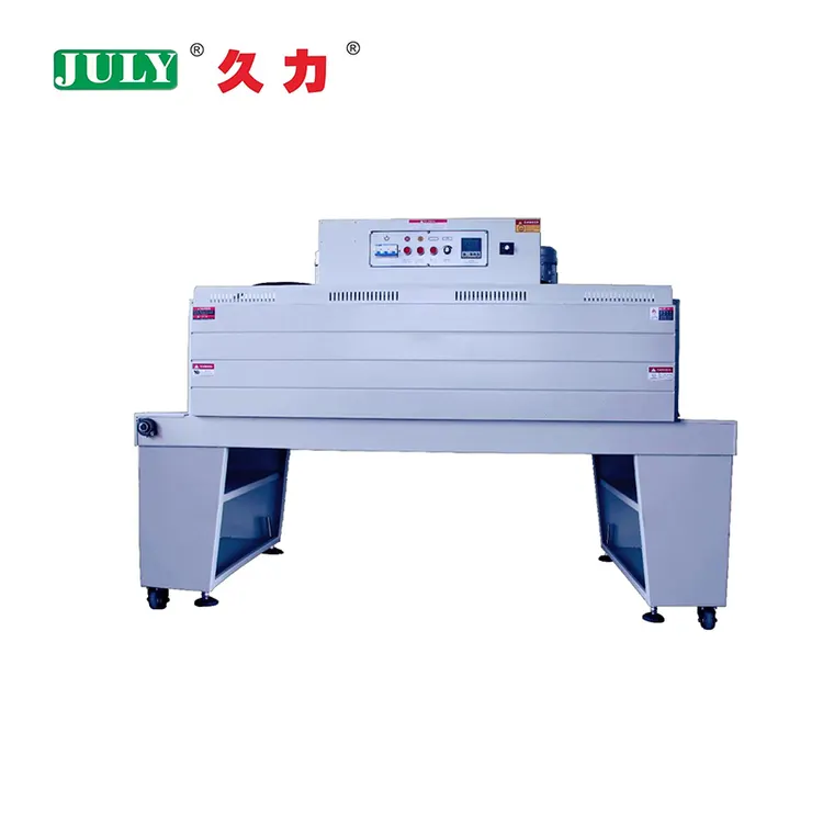 7550 JULY Heat Shrink Tunnel PE POF Film Heat Shrink Packaging Machine