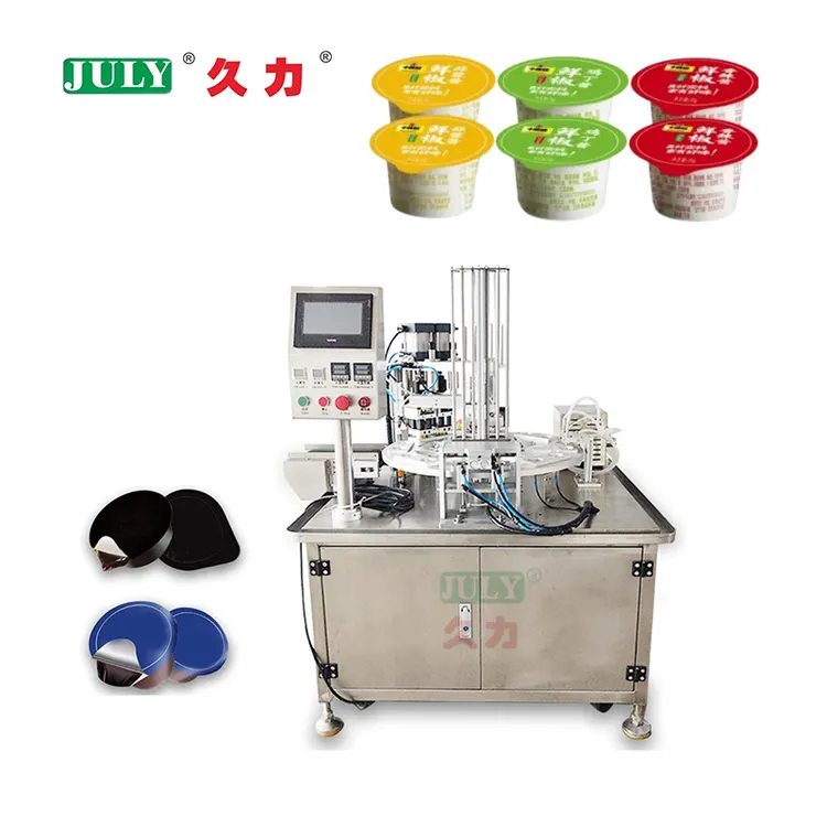 Pneumatic Rotary Nespresso Coffee Capsules Filling & Sealing Machine for High-Yield Beverage Production