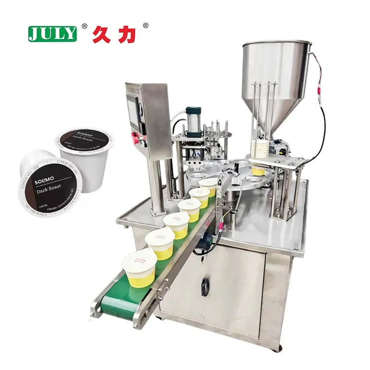 Automatic K Cup Tomato Sauce Filling Sealing Machine Liquid Sauce Cup Packaging Machine