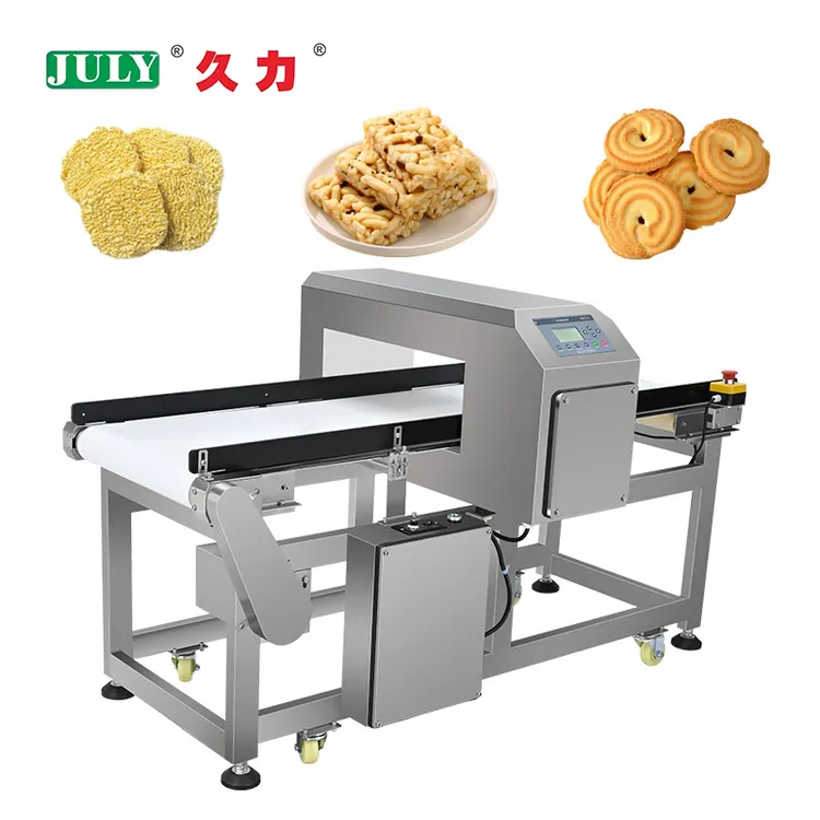 Metal Detector Production Line Conveyor Belt Detection Machinery for Bread Noodle Snacks