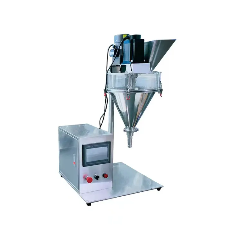 Semi Automatic Coffee Powder Chili Powder Milk Powder Bottle Filling Machine 0.05-1000g