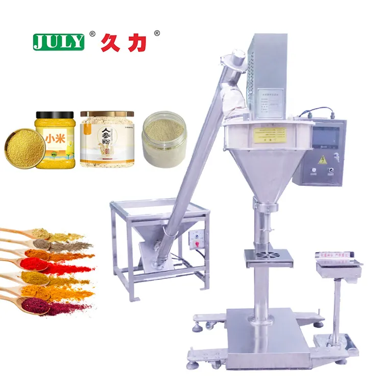 10g-5000g Powder Weighing Filling Packaging Machine Protein Spices Fertilizer Coffee Powder Filling Machine