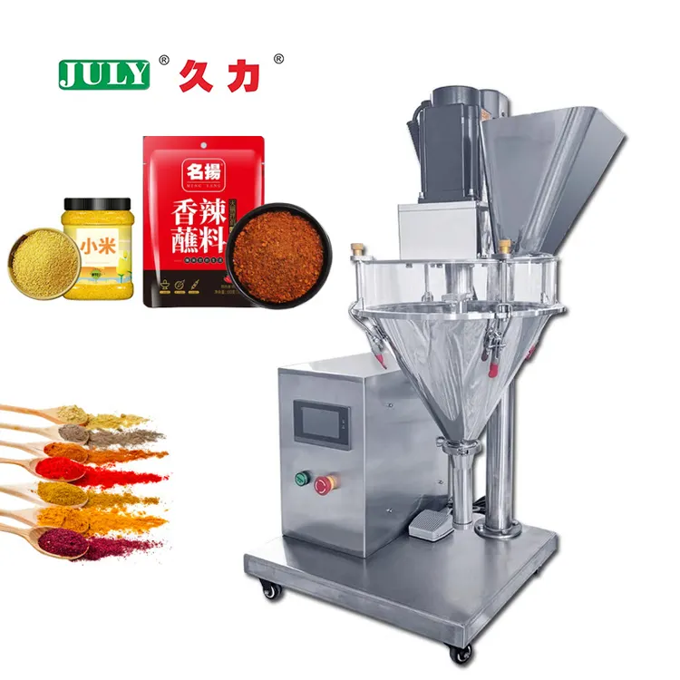 Manual Powder Filling Machine for Chili Powder, Milk Powder, and Protein Powder Filling Machine