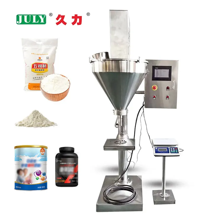 High Precision Micro Dosing Powder Auger Filler and Weigher Screw Conveyor Filling Packing Machine