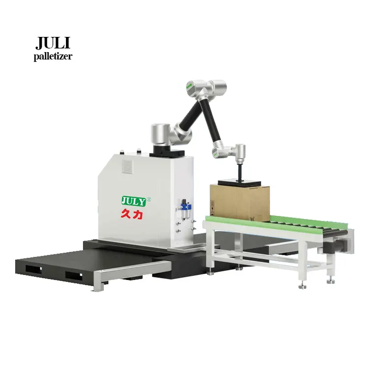 Small Assisted Palletizer Easy to Operate Small Footprint for Factory Light Material Stacking