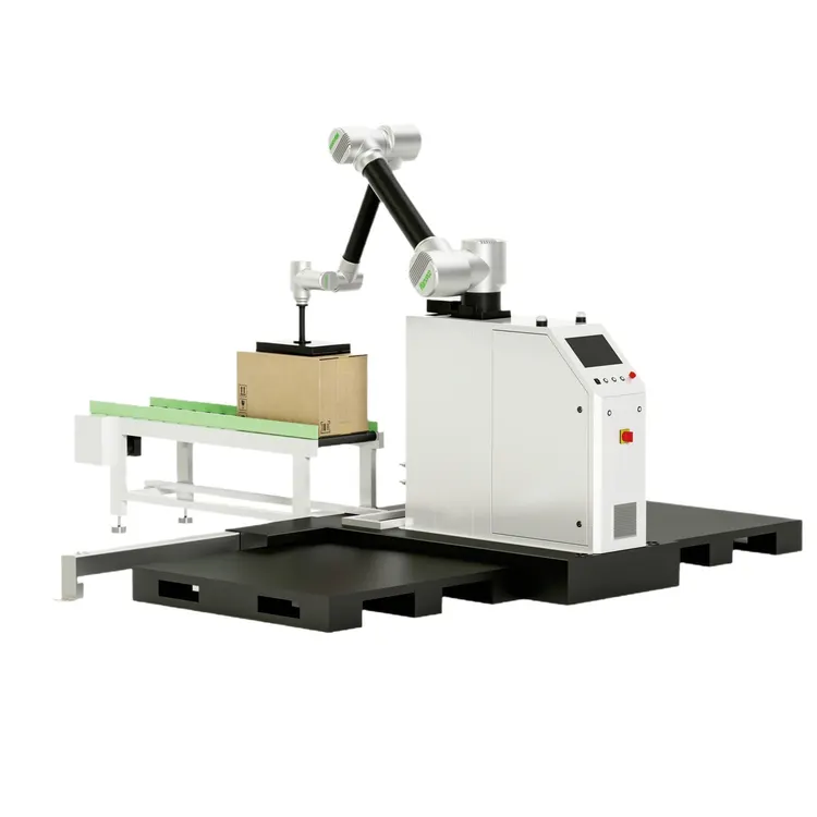 Pneumatic Assisted Palletizer Palletizing Machine Workshop Automation Stack Equipment