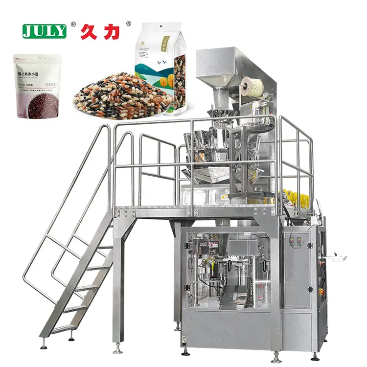 8 Station Pre-made Bag Packaging Machine for Food and Daily Necessities Stand-up Pouch Packaging Machine