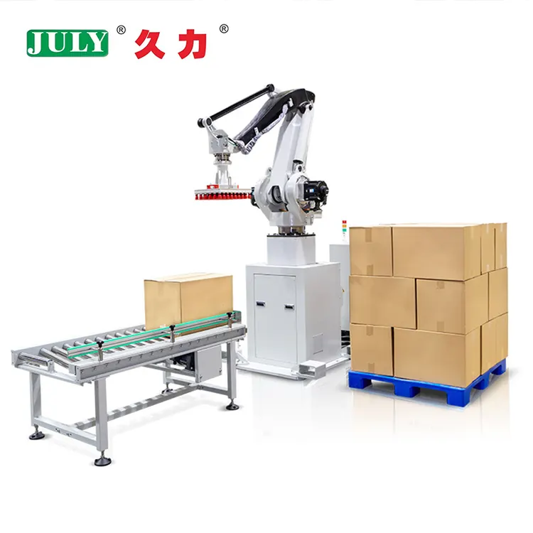 50 KG Movable Guide Rail Palletizing Machine for Intelligent Production Lines in Food Factories Containerized Goods