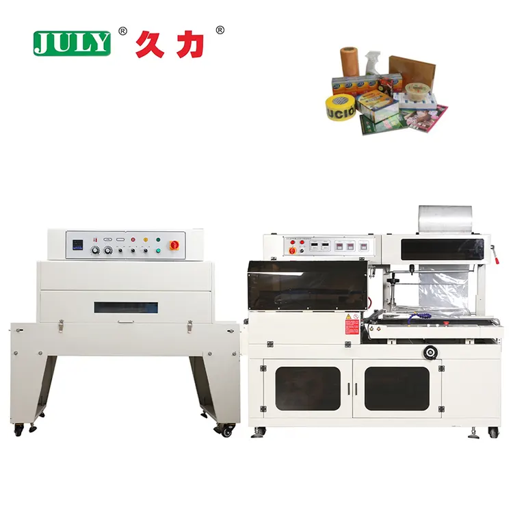 JULI Automatic L-Type Sealing and Cutting Machine Film Heat Shrink Furnace Combination Machine