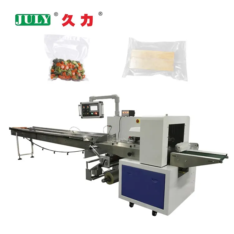 Customized Vacuum Horizontal Packaging Corn Vegetable Meat Pillow Packing Machine