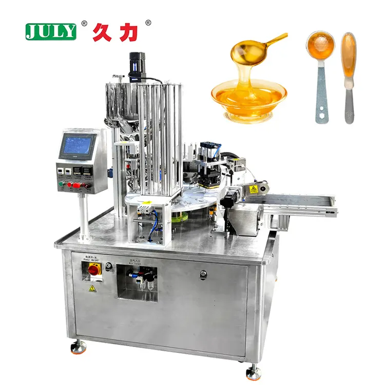 Honey Filling and Sealing Machine Suitable for Paste Liquid Disc Filling Packaging Machine