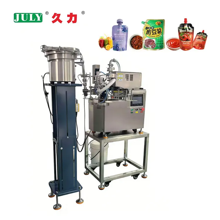 Small Desktop Automatic Liquid Cosmetic Sachet Filling Capping Packaging Machine