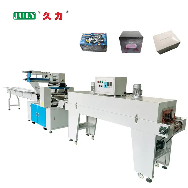 Automatic Heat Shrink Packaging Machine Flow Wrapper Pillow Horizontal Packaging Machine