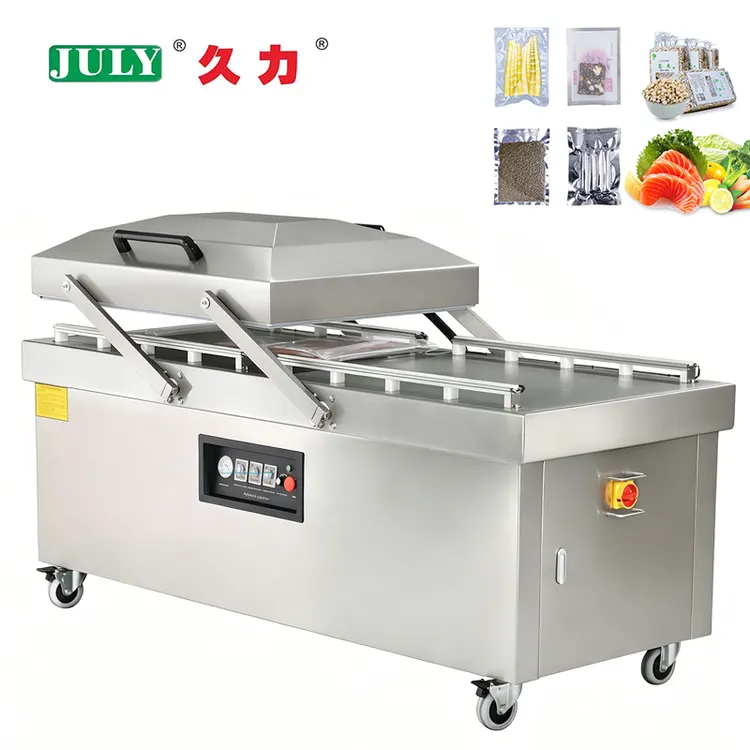 Professional Grade Double Chamber Vacuum Sealer for Food and Vegetable Sealing
