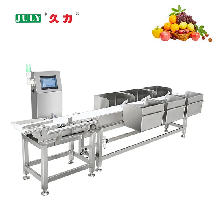 High Precision Automatic Conveyor Weighing Sorting Machine for Food Vegetable Wholesaler