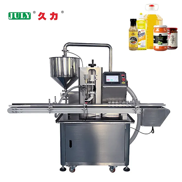 Fully Automatic 1 Head Gear Pump Liquid Filler Laundry Detergent Lotion Essential Oil Cream