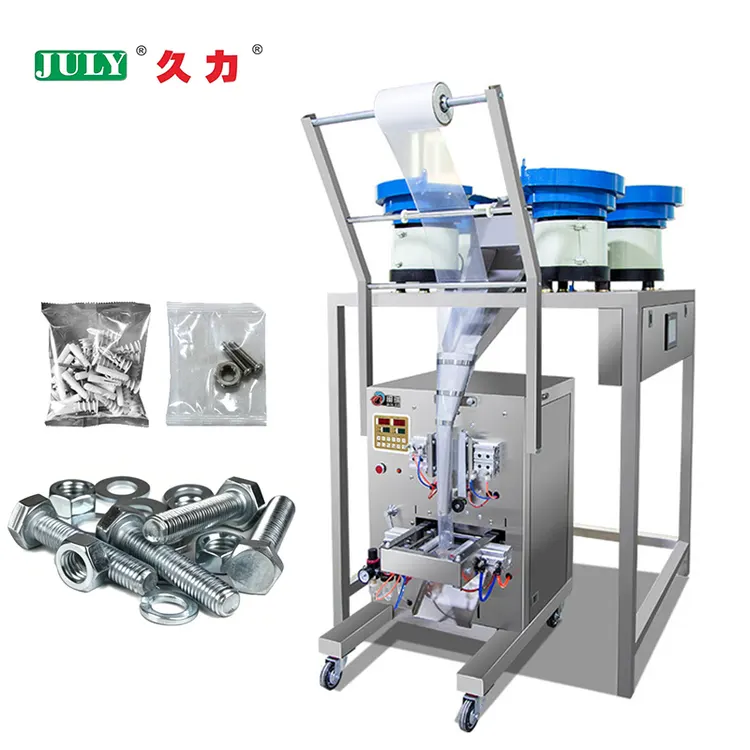 Fully Automatic Multi-channel Screw Counting Machine for Small Hardware