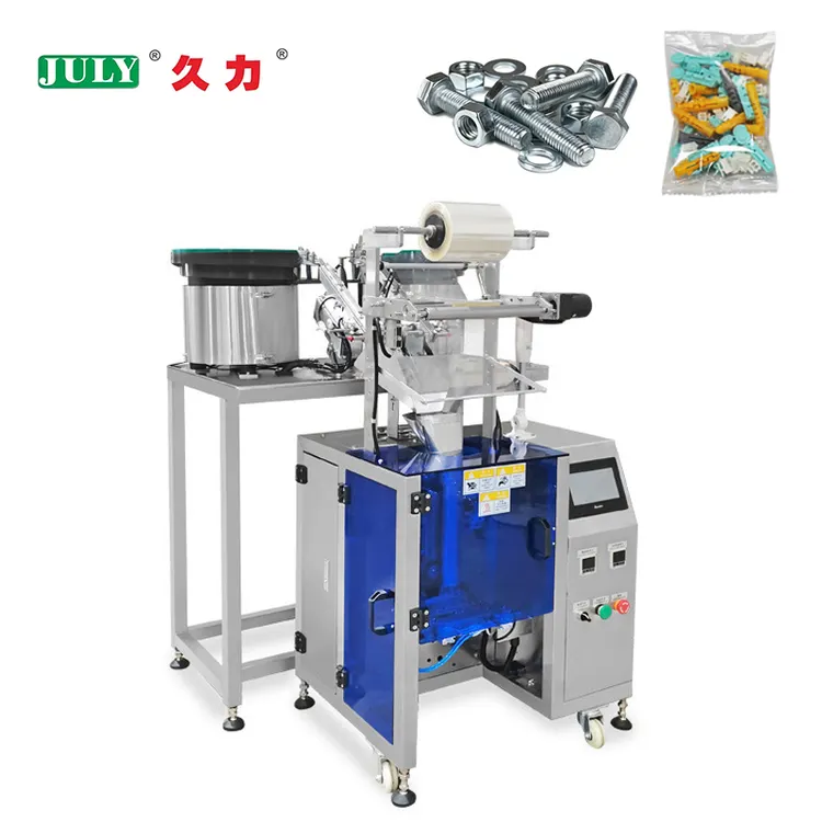 Customizable Double Disc Vibration Feeding Count Hardware Packaging Machine for Plastic Parts Workshop