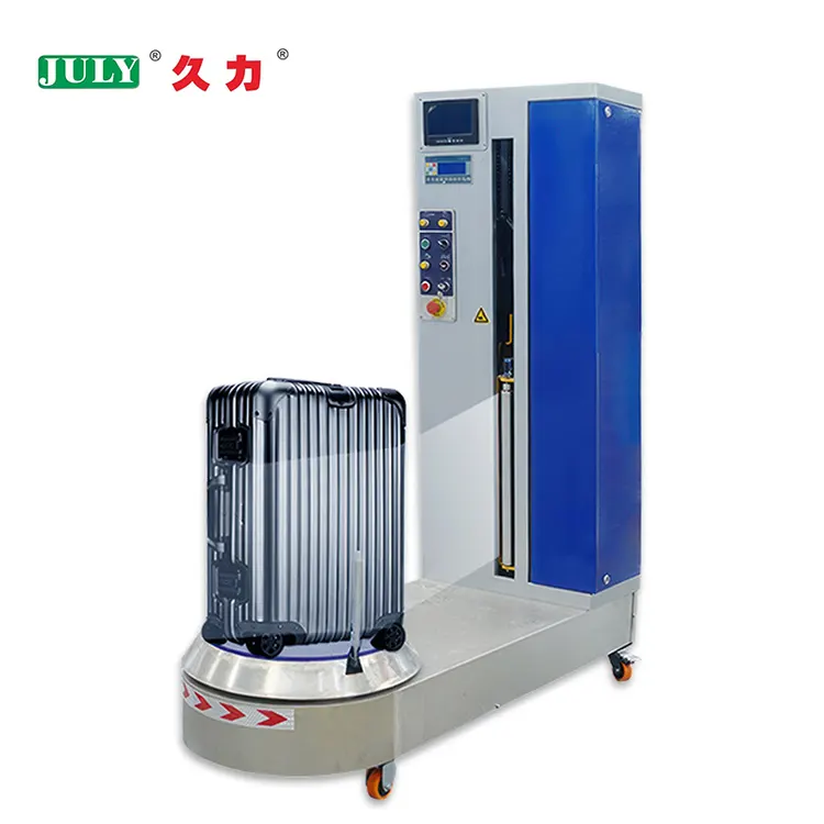 High Quality Direct Factory Luggage Stretch Film Pallet Wrapping Packing Machine for Carton Box Luggage