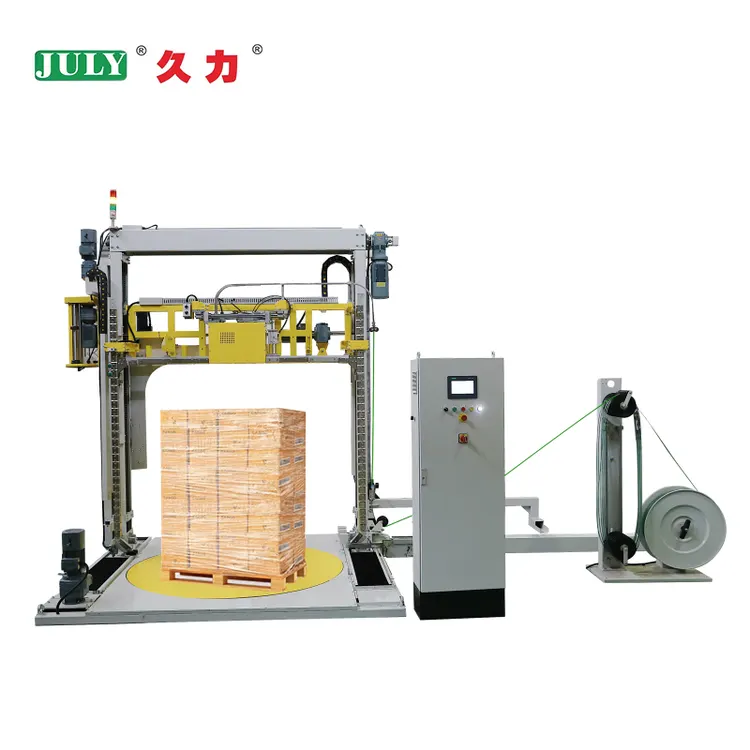 High Quality Automatic Large Load Capacity Pallet Stretch Wrapping Machine Warehouse Logistics Workshop Port Supermarket