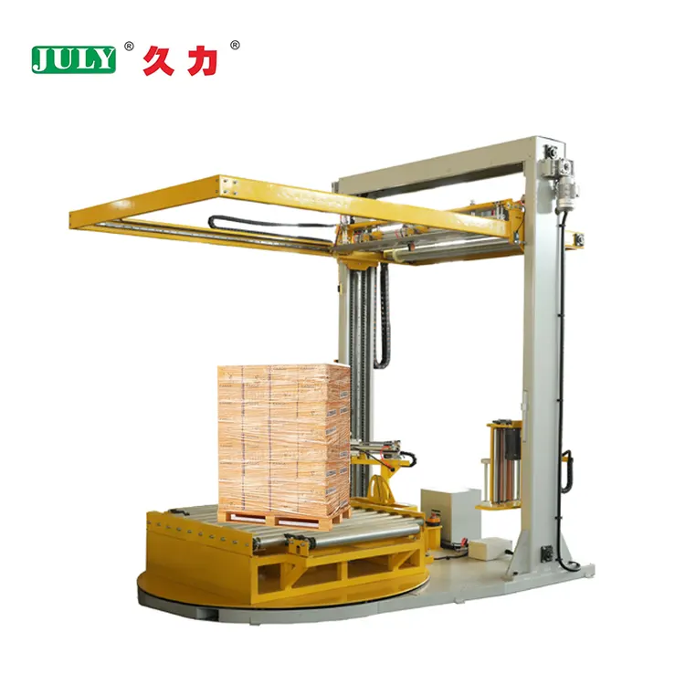 Hot Sale Fully Automatic Pallet Stretch Wrapping Machine for Warehouse Logistics