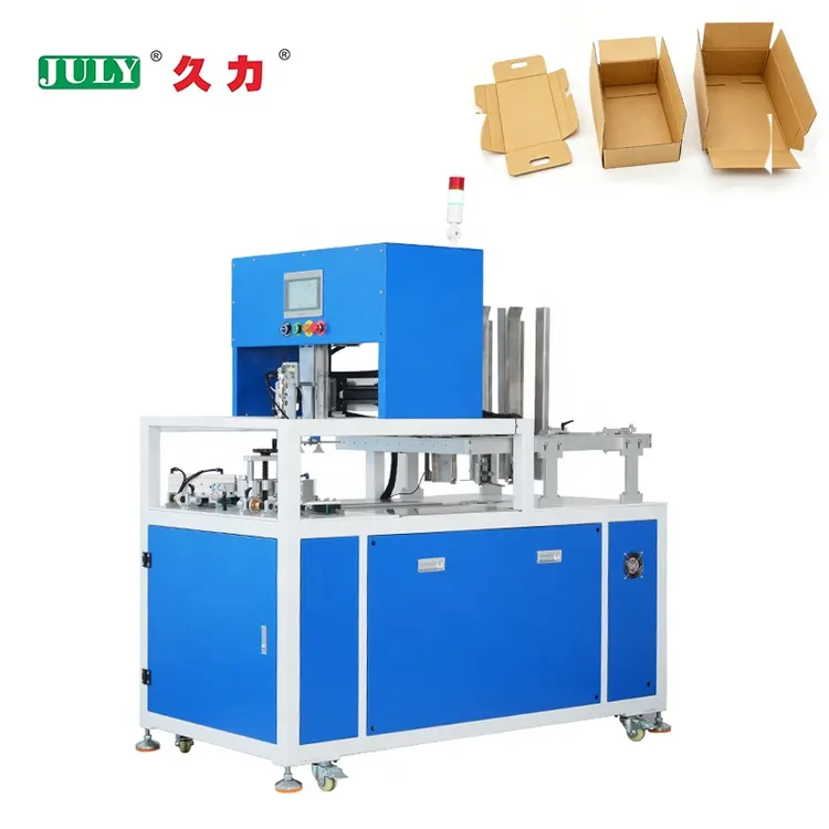 Customized Automatic Airplane Box Carton Box Making Machine for Daily Necessities Packaging