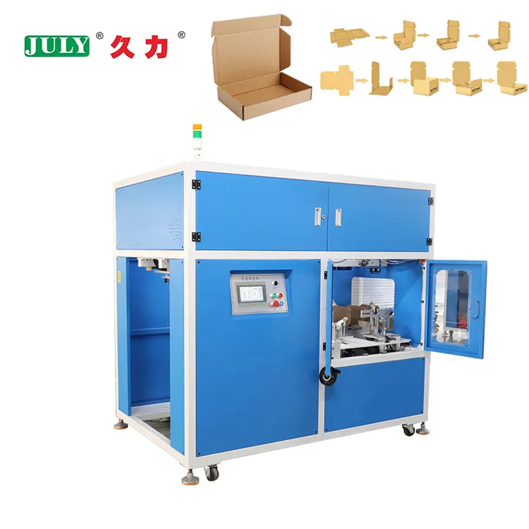 High Speed Airplane Box Folding Machine Automatic Carton Erector Factory Price