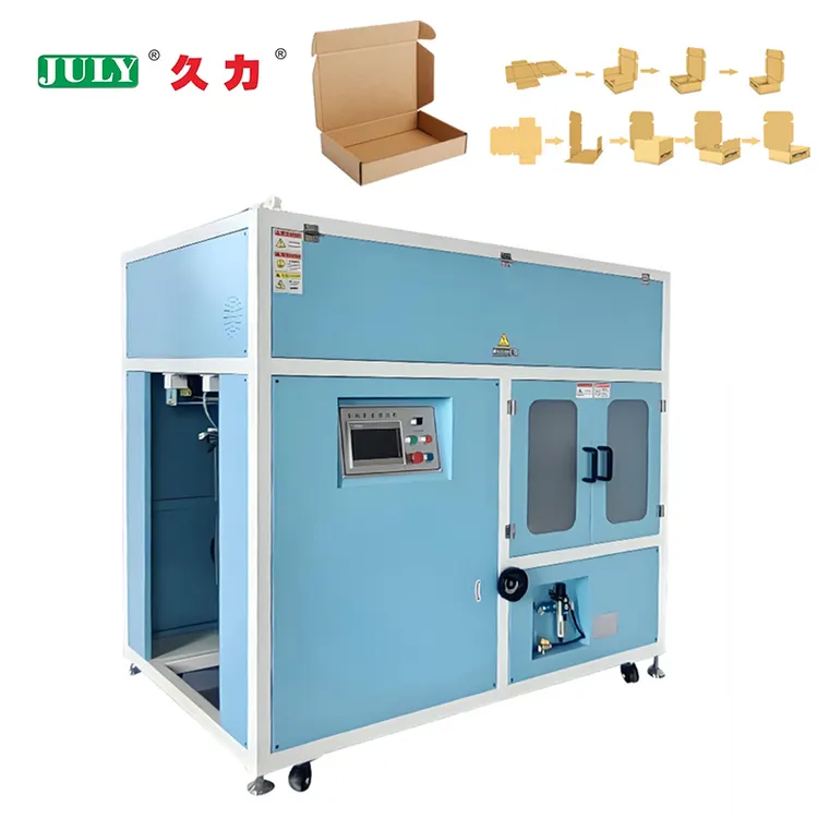 Automatic Rigid Box Making Machine High Speed Carton Erector for E-commerce Packaging