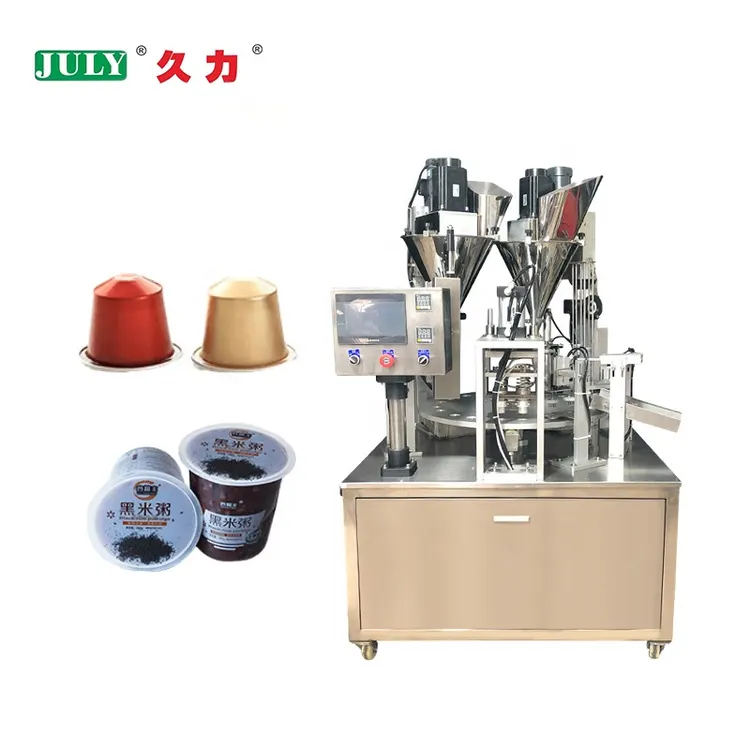 Fully Automatic High Precision K-Cup & Nespresso Capsule Filling and Sealing Machine