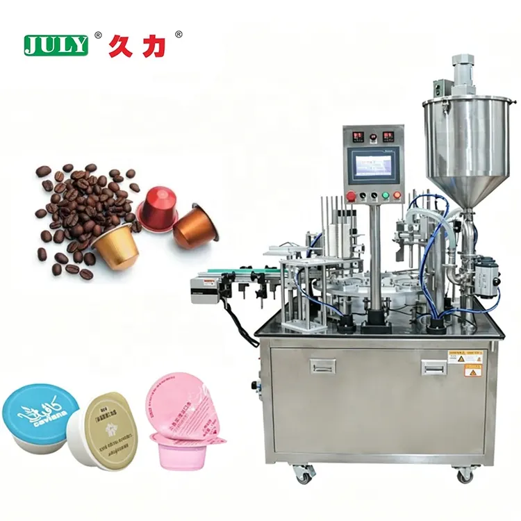High Precision Low Failure Rate Tomato Sauce Food Grade Rotary Filling and Sealing Machine