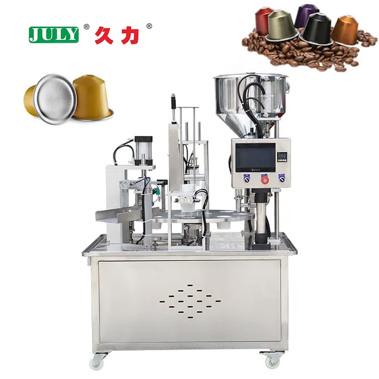 Automatic High Speed Coffee Cup Filling and Sealing Machine Liquid Milk Juice Jelly Cup Filling Packing Machine