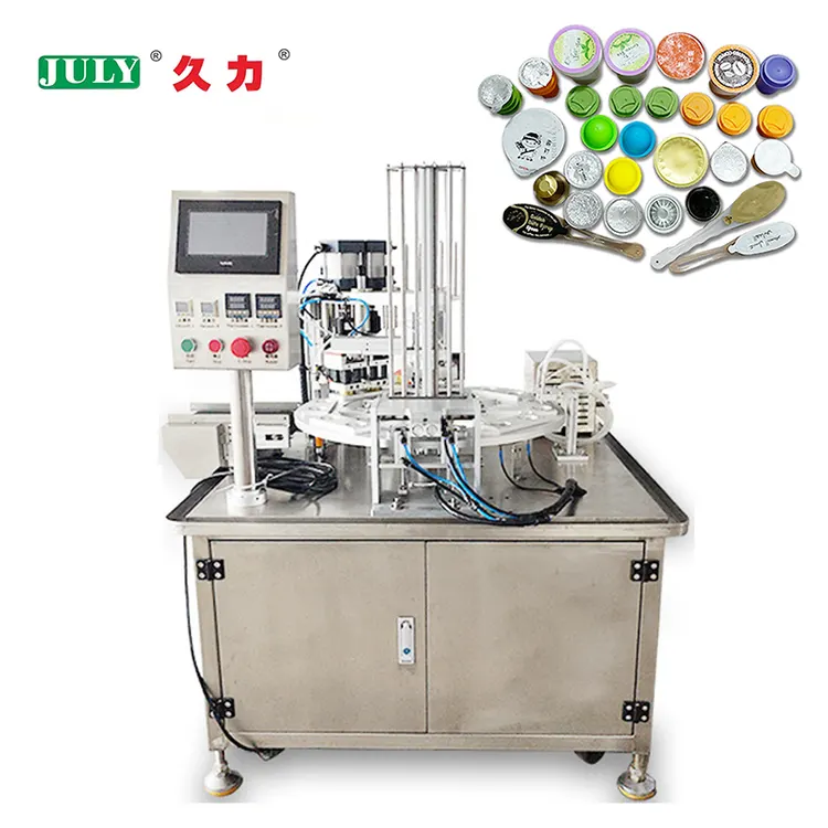 Automatic Liquid Honey Chocolate Paste Hot Sauce Yogurt Cup Butter Thermoforming Filling and Sealing Machine