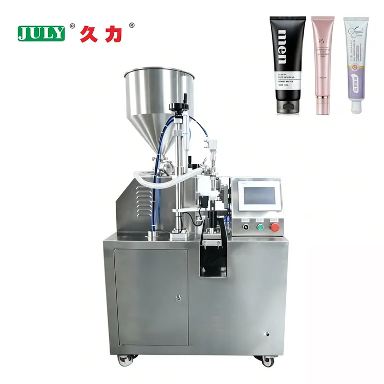 Semi Automatic Ultrasonic Cosmetic Cream Plastic Soft Tube Filling Sealing Machine