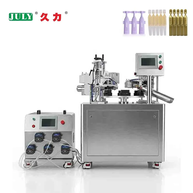 Factory Direct Semi-automatic Multiple Linked Tube Filling Sealing Machine Cosmetic Soft Tube Processing Equipment