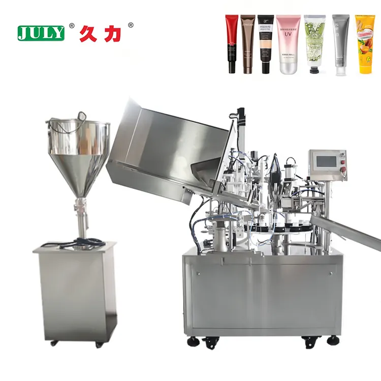 Automatic Soft Tube Filling Sealing Machine for Cosmetic Cream & Personal Care Products