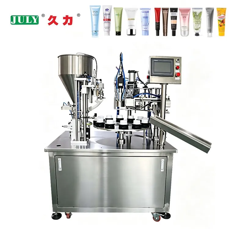 Automatic Viscous Paste Laminate Tubes Filler Sealer Machine for Plastic Tube