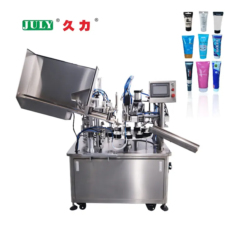 Automatic Tube Filling Sealing Packing Machine for Sealer Lotion Unguent Plastic Hose