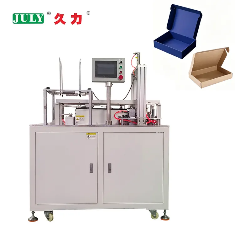 High Speed Carton Box Folding Machine Cosmetics Skincare Perfume Rigid Box Forming Machine
